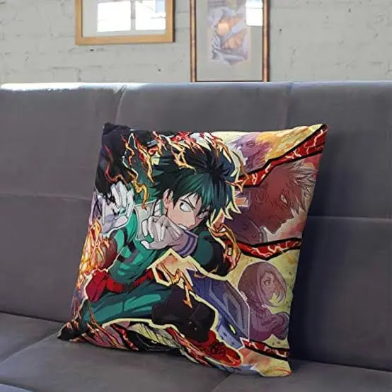 deku throw pillow