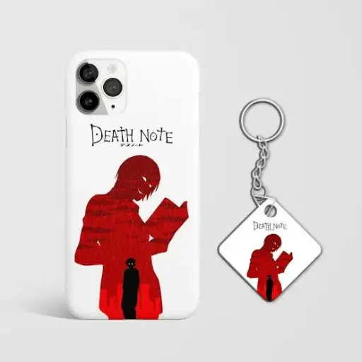 deathnote iphone case with kaychain 